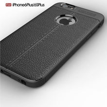 Load image into Gallery viewer, For iPhone 6 Plus &amp; 6s Plus Litchi Texture TPU Protective Back Cover Case