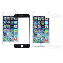 Load image into Gallery viewer, 5 PCS Black + 5 PCS White for iPhone 6s &amp; 6 Front Screen Outer Glass Lens