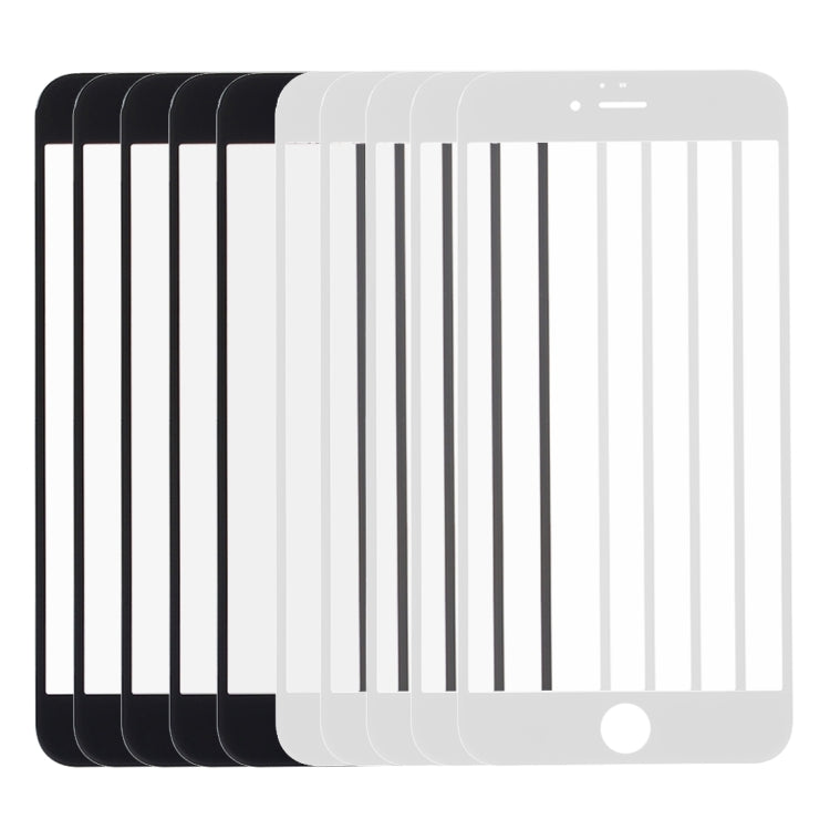 5 PCS Black + 5 PCS White for iPhone 6s & 6 Front Screen Outer Glass Lens