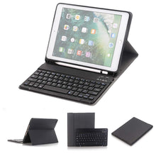 Load image into Gallery viewer, Detachable Bluetooth Keyboard + Horizontal Flip Leather Tablet Case with Holder &amp; Pencil Holder for iPad Pro 9.7 inch, iPad Air, iPad Air 2, iPad 9.7 inch (2017), iPad 9.7 inch (2018)