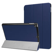 Load image into Gallery viewer, For iPad 9.7 (2018) &amp; iPad 9.7 (2017) Custer Texture Horizontal Flip Leather Case with Three-folding Holder &amp; Sleep / Wake-up Function