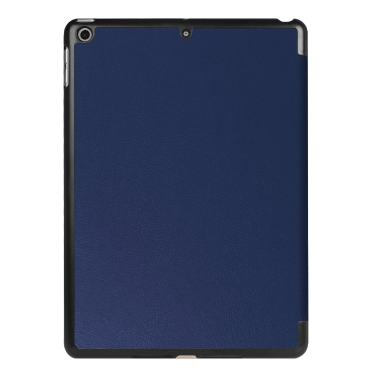 For iPad 9.7 (2018) & iPad 9.7 (2017) Custer Texture Horizontal Flip Leather Case with Three-folding Holder & Sleep / Wake-up Function