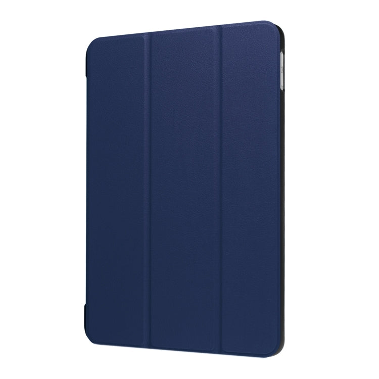 For iPad 9.7 (2018) & iPad 9.7 (2017) Custer Texture Horizontal Flip Leather Case with Three-folding Holder & Sleep / Wake-up Function