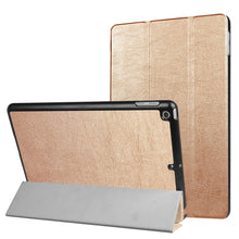 Load image into Gallery viewer, For iPad 9.7 (2018) &amp; iPad 9.7 (2017) Custer Texture Horizontal Flip Leather Case with Three-folding Holder &amp; Sleep / Wake-up Function