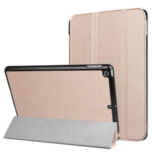 Load image into Gallery viewer, For iPad 9.7 (2018) &amp; iPad 9.7 (2017) Custer Texture Horizontal Flip Leather Case with Three-folding Holder &amp; Sleep / Wake-up Function