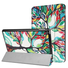 Load image into Gallery viewer, For iPad 9.7 (2018) &amp; iPad 9.7 (2017) Cross Texture Painting  Pattern Horizontal Flip Leather Case with Three-folding Holder, IP7D1011A, IP7D1011B, IP7D1011C, IP7D1011D, IP7D1011E, IP7D1011F, IP7D1011G, IP7D1011H, IP7D1011J, IP7D1011K