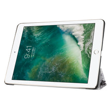 Load image into Gallery viewer, For iPad 9.7 (2018) &amp; iPad 9.7 (2017) Cross Texture Painting  Pattern Horizontal Flip Leather Case with Three-folding Holder, IP7D1011A, IP7D1011B, IP7D1011C, IP7D1011D, IP7D1011E, IP7D1011F, IP7D1011G, IP7D1011H, IP7D1011J, IP7D1011K