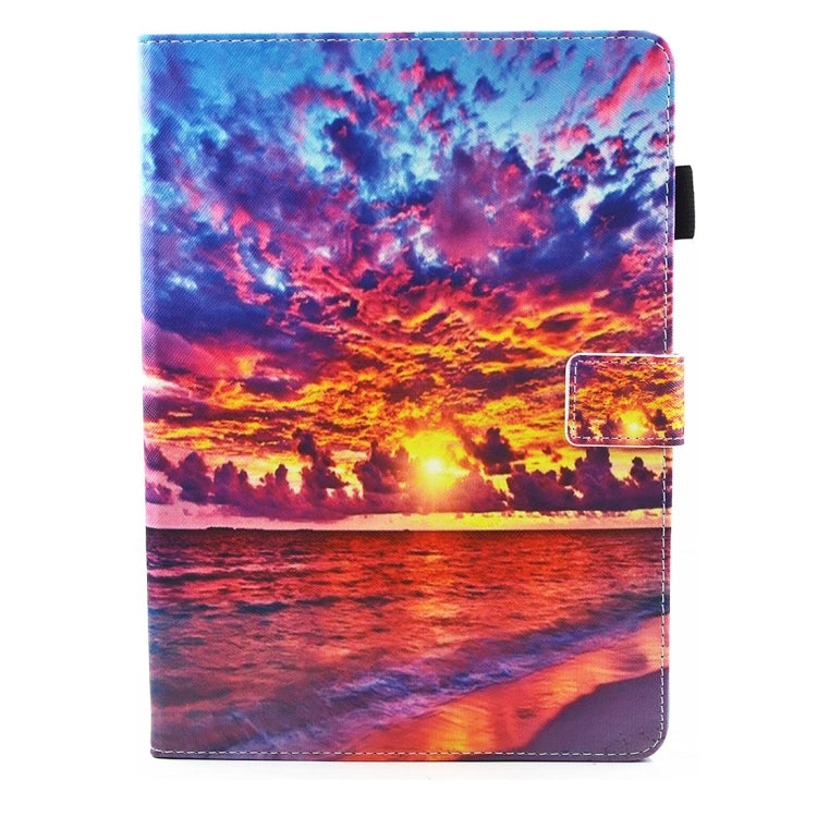 For iPad 9.7 (2018) & iPad 9.7 inch 2017 / iPad Air / iPad Air 2 Universal TIME TO PARTY Words Pattern Horizontal Flip Leather Protective Case with Holder & Card Slots