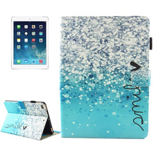 Load image into Gallery viewer, For iPad 9.7 (2018) &amp; iPad 9.7 inch 2017 / iPad Air / iPad Air 2 Universal TIME TO PARTY Words Pattern Horizontal Flip Leather Protective Case with Holder &amp; Card Slots, For iPad 9.7 inch 2017 / iPad Air / iPad Air 2