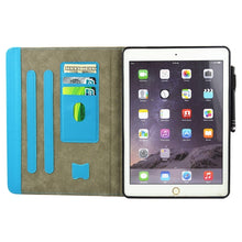 Load image into Gallery viewer, For iPad 9.7 (2018) &amp; iPad 9.7 inch 2017 / iPad Air / iPad Air 2 Universal TIME TO PARTY Words Pattern Horizontal Flip Leather Protective Case with Holder &amp; Card Slots, For iPad 9.7 inch 2017 / iPad Air / iPad Air 2