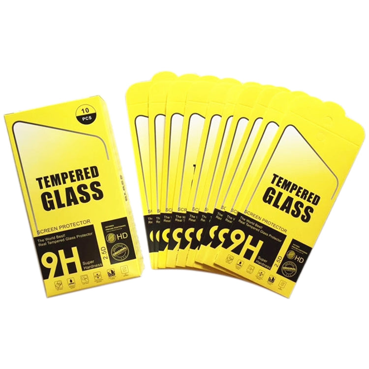 10 PCS Non-Full Matte Frosted Tempered Glass Film for iPhone SE 2020 / 8 / 7