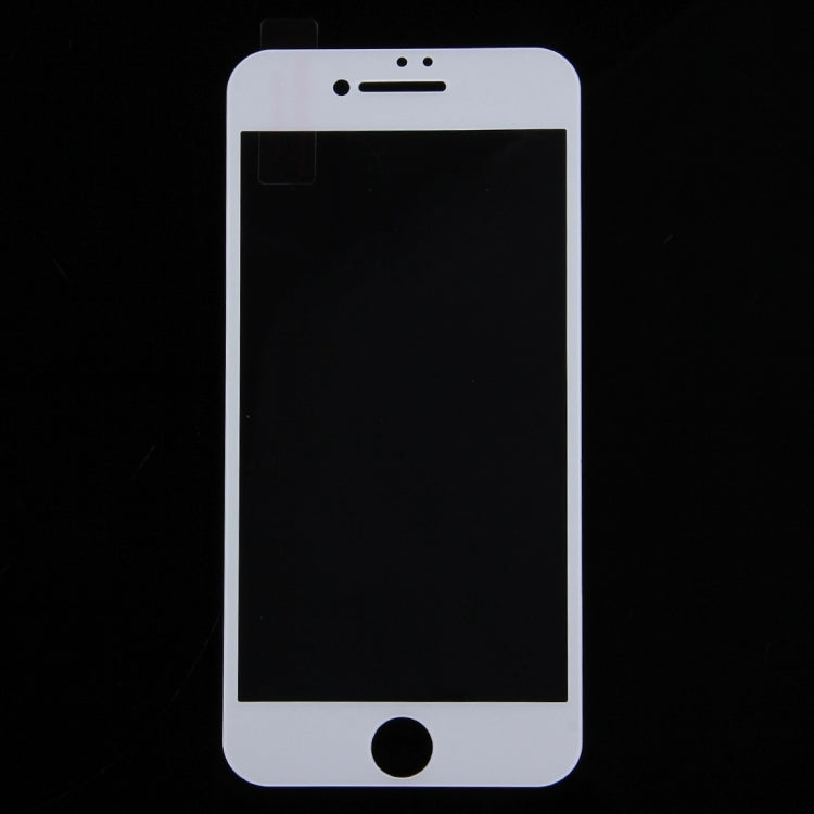 For iPhone 7 Silk Printing Screen Protector 0.26mm 9H Surface Hardness 2.5D Explosion-proof Tempered Glass Screen Film