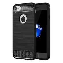 Load image into Gallery viewer, For  iPhone 8 &amp; 7  Brushed Texture Fiber TPU Rugged Armor Protective Case, For iPhone 8 &amp; 7