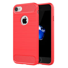 Load image into Gallery viewer, For  iPhone 8 &amp; 7  Brushed Texture Fiber TPU Rugged Armor Protective Case, For iPhone 8 &amp; 7