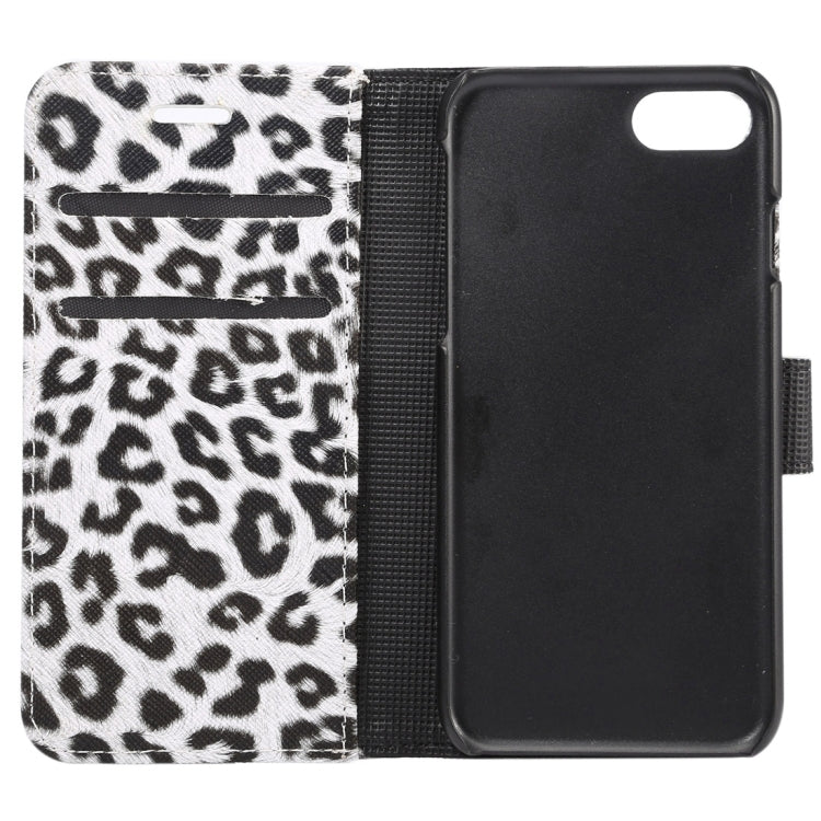 For  iPhone 8 & 7  Leopard Pattern Horizontal Flip Leather Case with Holder & Card Slots & Wallet