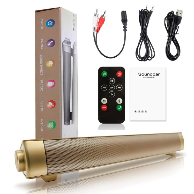 Soundbar LP-08 CE0152 USB MP3 Player 2.1CH Bluetooth Wireless Sound Bar Speaker with Remote Control