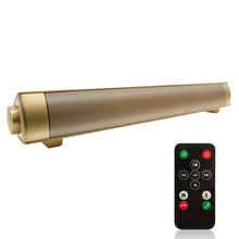 Load image into Gallery viewer, Soundbar LP-08 CE0152 USB MP3 Player 2.1CH Bluetooth Wireless Sound Bar Speaker with Remote Control, CE0152 Black, CE0152 Gold