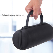 Load image into Gallery viewer, 2 in 1 Hard PU Carry Zipper Storage Box Bag + Soft Silicone Cover for JBL Charge 3 Bluetooth Speaker with Shoulder Strap