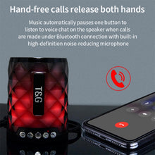 Load image into Gallery viewer, T&amp;G TG155 Bluetooth 4.2 Mini Portable Wireless Bluetooth Speaker with Colorful Lights