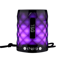 Load image into Gallery viewer, T&amp;G TG155 Bluetooth 4.2 Mini Portable Wireless Bluetooth Speaker with Colorful Lights