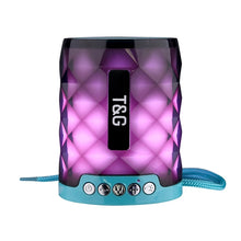 Load image into Gallery viewer, T&amp;G TG155 Bluetooth 4.2 Mini Portable Wireless Bluetooth Speaker with Colorful Lights
