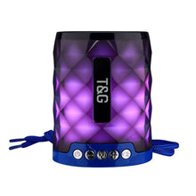 Load image into Gallery viewer, T&amp;G TG155 Bluetooth 4.2 Mini Portable Wireless Bluetooth Speaker with Colorful Lights