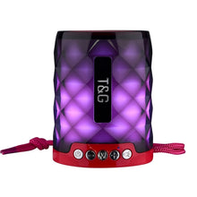 Load image into Gallery viewer, T&amp;G TG155 Bluetooth 4.2 Mini Portable Wireless Bluetooth Speaker with Colorful Lights