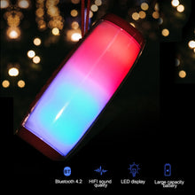 Load image into Gallery viewer, T&amp;G TG157 Bluetooth 4.2 Mini Portable Wireless Bluetooth Speaker with Melody Colorful Lights