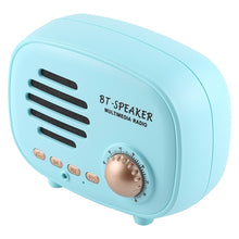 Load image into Gallery viewer, Q108 Retro Mini Wireless Bluetooth Speaker, Support Hands-free / TF Card / U disk / FM