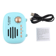 Load image into Gallery viewer, Q108 Retro Mini Wireless Bluetooth Speaker, Support Hands-free / TF Card / U disk / FM