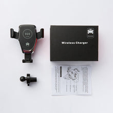 Load image into Gallery viewer, C6 Gravity Induction Car Qi Wireless Charger Fast Charging Air Vent Phone Holder