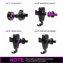 Load image into Gallery viewer, C6 Gravity Induction Car Qi Wireless Charger Fast Charging Air Vent Phone Holder