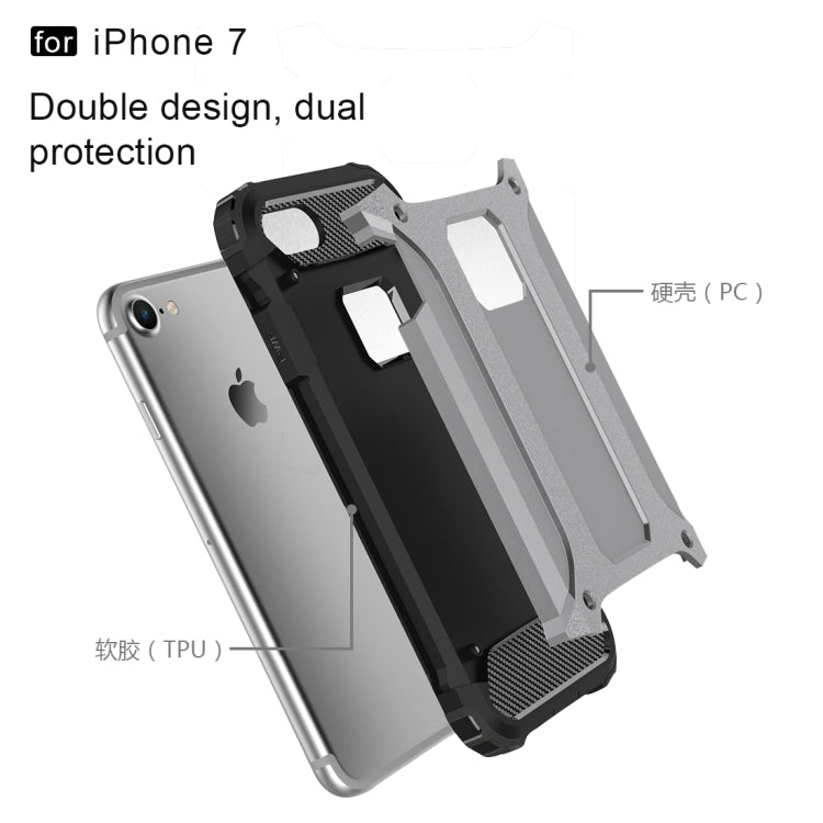 For iPhone 7 Armor TPU + PC Combination Phone Case