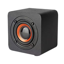 Load image into Gallery viewer, Q1 Wooden Mini Portable Mega Bass Wireless Bluetooth Speaker