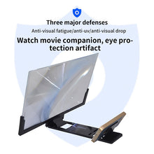 Load image into Gallery viewer, F3 14 inch Radiation Protection Universal Mobile Phone Screen Amplifier 3D HD Video Amplifier with Stand