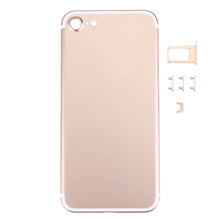 Load image into Gallery viewer, 5 in 1 for iPhone 7 (Back Cover + Card Tray + Volume Control Key + Power Button + Mute Switch Vibrator Key) Full Assembly Housing Cover, For iPhone 7, For iPhone 7 with Side keys