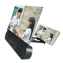 Load image into Gallery viewer, F9 10 inch Universal Chargeable Mobile Phone Screen Amplifier HD Video Amplifier with Silicone Suction Cup Stand &amp; Bluetooth Speaker