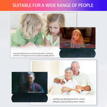 Load image into Gallery viewer, F9 10 inch Universal Chargeable Mobile Phone Screen Amplifier HD Video Amplifier with Silicone Suction Cup Stand &amp; Bluetooth Speaker