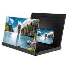 Load image into Gallery viewer, F18 12 inch Rotatable Folding Universal Mobile Phone Screen Amplifier HD Video Amplifier with Block Light Card, Book Shape Version