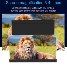 Load image into Gallery viewer, F18 12 inch Rotatable Folding Universal Mobile Phone Screen Amplifier HD Video Amplifier with Block Light Card, Book Shape Version