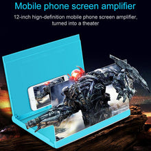 Load image into Gallery viewer, F18 12 inch Rotatable Folding Universal Mobile Phone Screen Amplifier HD Video Amplifier with Block Light Card, Book Shape Version