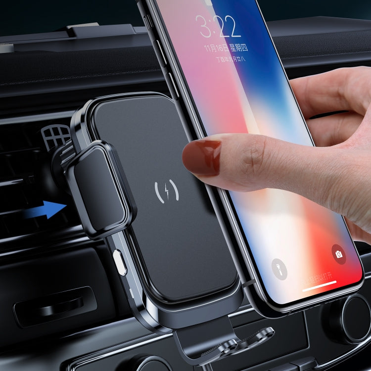 X7 Car Air Outlet Wireless Charging Mobile Phone Gravity Bracket Holder, Air Outlet