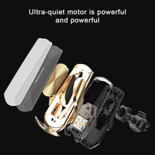 Load image into Gallery viewer, Q2 15W Universal Rotation Infrared Induction Magnetic Car Wireless Charging Mobile Phone Holder with Micro USB + 8 Pin + Type-C / USB-C Magnetic Connector, Q2 Black, Q2 Gold, Q2 Blue, Q2 Red, Q2 Silver