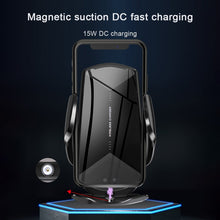 Load image into Gallery viewer, Q2 15W Universal Rotation Infrared Induction Magnetic Car Wireless Charging Mobile Phone Holder with Micro USB + 8 Pin + Type-C / USB-C Magnetic Connector, Q2 Black, Q2 Gold, Q2 Blue, Q2 Red, Q2 Silver