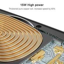 Load image into Gallery viewer, Q2 15W Universal Rotation Infrared Induction Magnetic Car Wireless Charging Mobile Phone Holder with Micro USB + 8 Pin + Type-C / USB-C Magnetic Connector, Q2 Black, Q2 Gold, Q2 Blue, Q2 Red, Q2 Silver