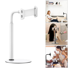 ZM-15 Rotatable Aluminum Alloy Desktop Stand Lazy Stand for 4.7-12.9 inch Mobile Phones / Tablets