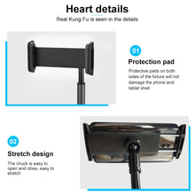 Load image into Gallery viewer, ZM-15 Rotatable Aluminum Alloy Desktop Stand Lazy Stand for 4.7-12.9 inch Mobile Phones / Tablets