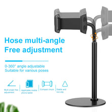Load image into Gallery viewer, ZM-15 Rotatable Aluminum Alloy Desktop Stand Lazy Stand for 4.7-12.9 inch Mobile Phones / Tablets