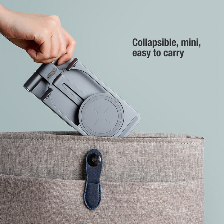 NILLKIN 2 in 1 15W PoweHold Mini Vertical Foldable Detachable Wireless Charger Mobile Phone Holder