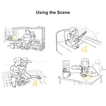 Load image into Gallery viewer, F6 12 inch Universal Foldable 3D Mobile Phone Screen Magnifier with Lazy Stand